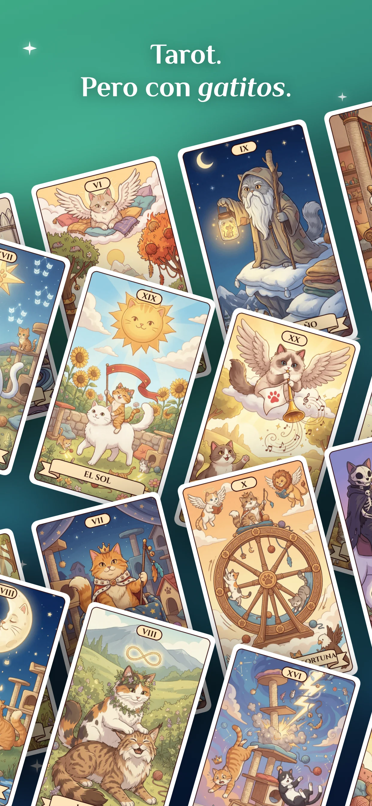 Tarot. Pero con gatitos.