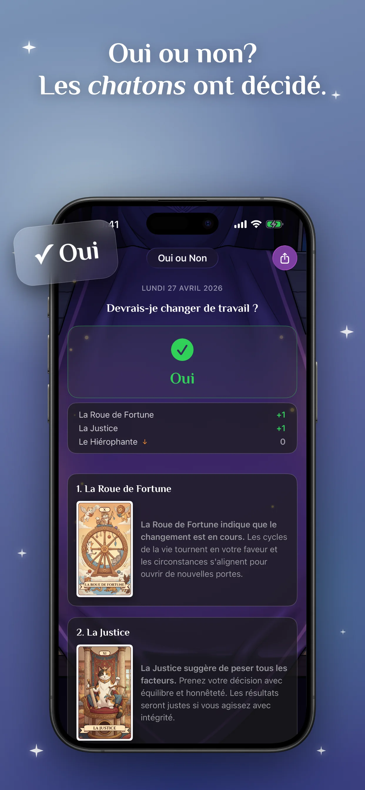 Oui ou non? Les chatons ont décidé.
