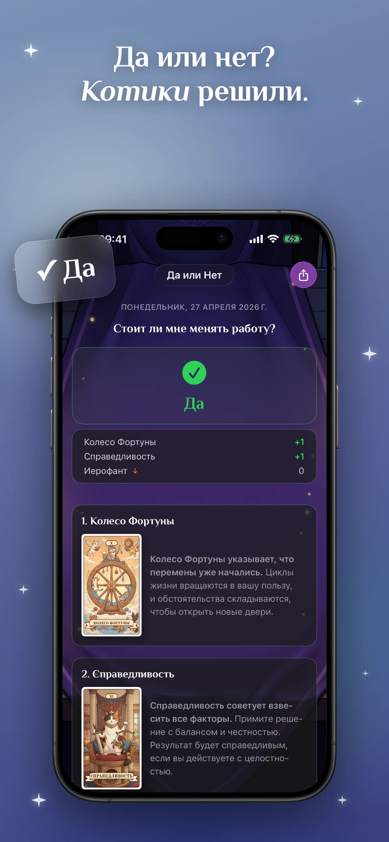 Да или нет? Котики решили.