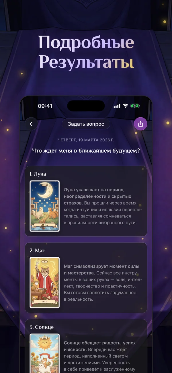 Подробные Результаты